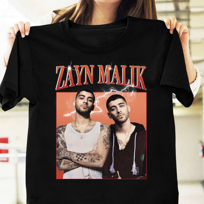 Camiseta Básica Zayn Malik Homage