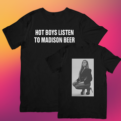 Camiseta Básica Madison Beer Hot Boys