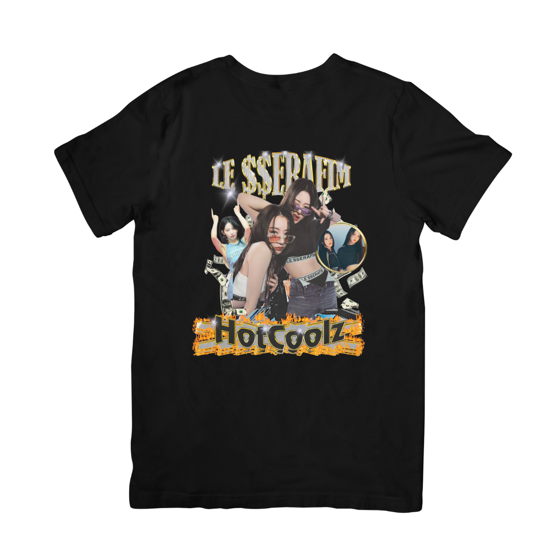 Camiseta Básica Le Sserafim Hotcoolz