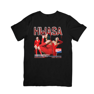 Camiseta Básica Mamamoo Hwasa Mood Red