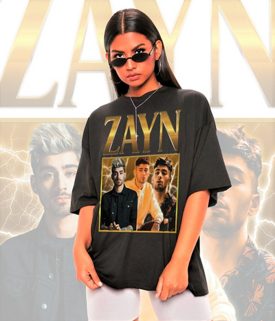 Camiseta Básica Zayn Malik Vintage Photo