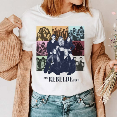 Camiseta Básica RBD Banda Tour