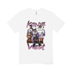 Camiseta Básica Kanye West Illustrated