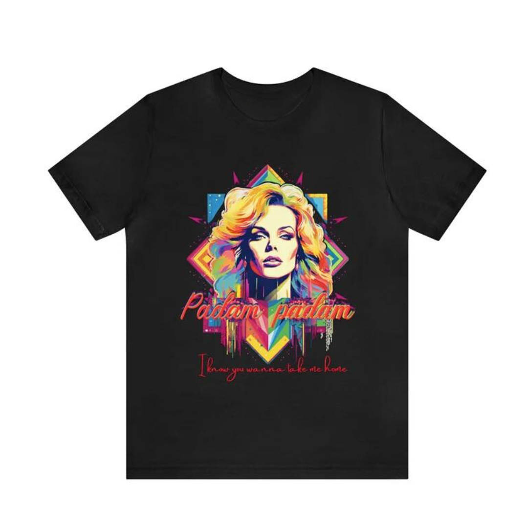 Camiseta Básica Kylie Minogue Illustrated