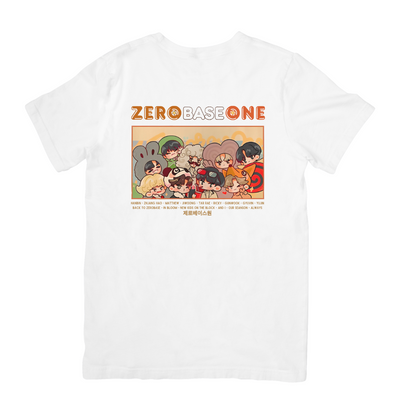 Camiseta Básica Zerobaseone Illustrated