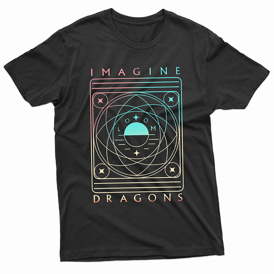 Camiseta Básica Imagine Dragons I.D.L Loom