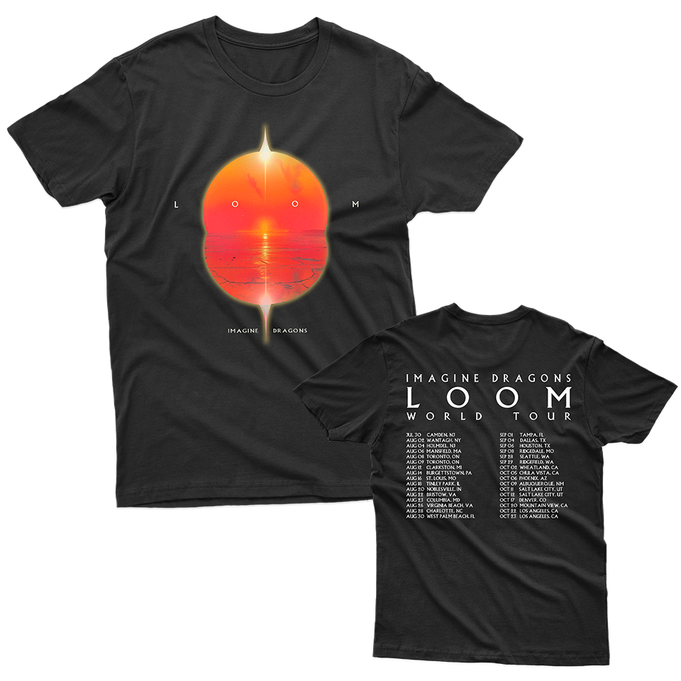 Camiseta Básica Imagine Dragons Loom Tour