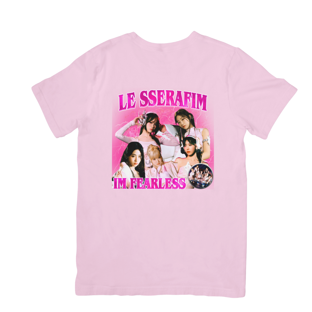 Camiseta Básica Le Sserafim I'm Fearlesss