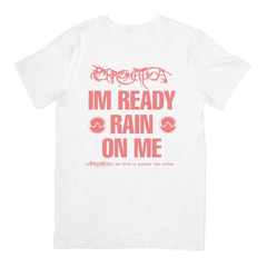 Camiseta Básica Lady Gaga I'm Ready Rain On Me