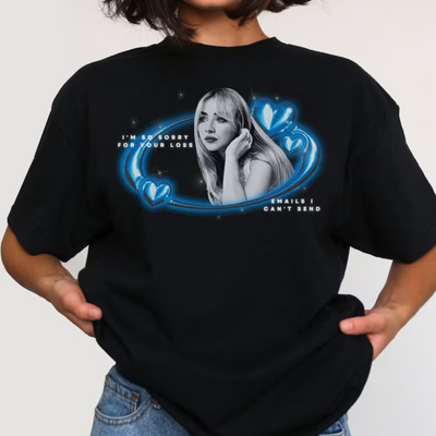 Camiseta Básica Sabrina Carpenter I'm So Sorry