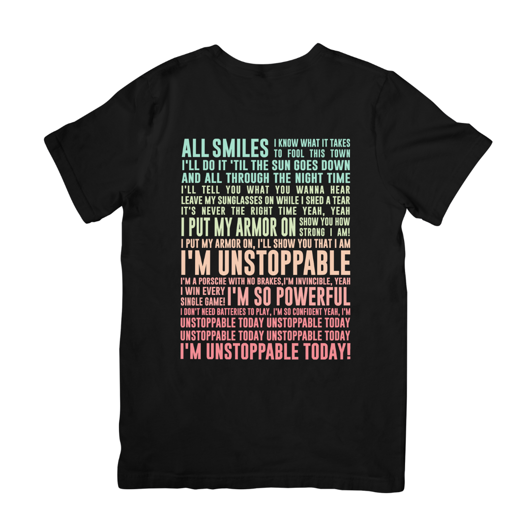 Camiseta Básica Sia I'm Unstoppable Today