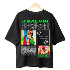 Camiseta Básica J Balvin Vintage De Los 90