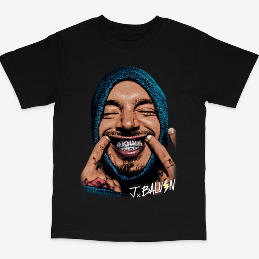 Camiseta Básica J Balvin Face