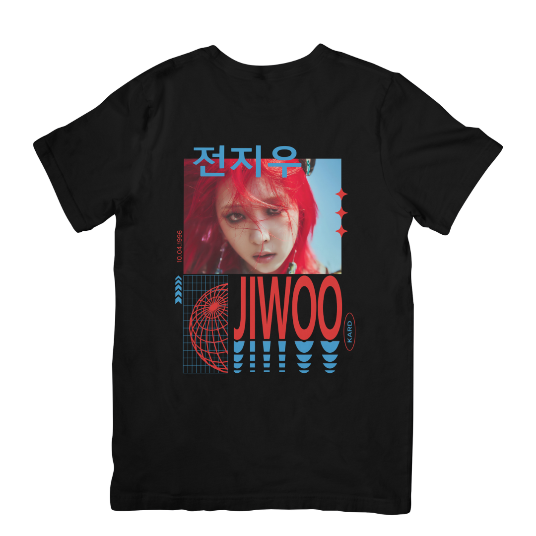 Camiseta Básica Kard Jiwoo Graphic