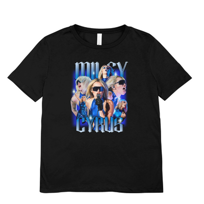 Camiseta Básica Miley Cyrus Blue Clothes