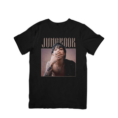 Camiseta Básica BTS Jungkook Graphic Vintage