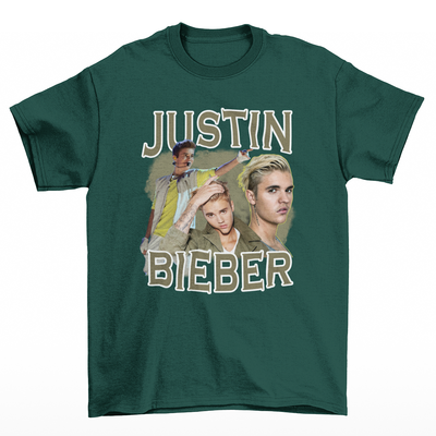 Camiseta Básica Justin Bieber Aesthetic Graphic