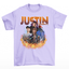 Camiseta Básica Justin Bieber Fire