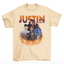 Camiseta Básica Justin Bieber Fire