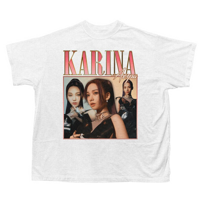 Camiseta Básica Aespa Karina Graphic