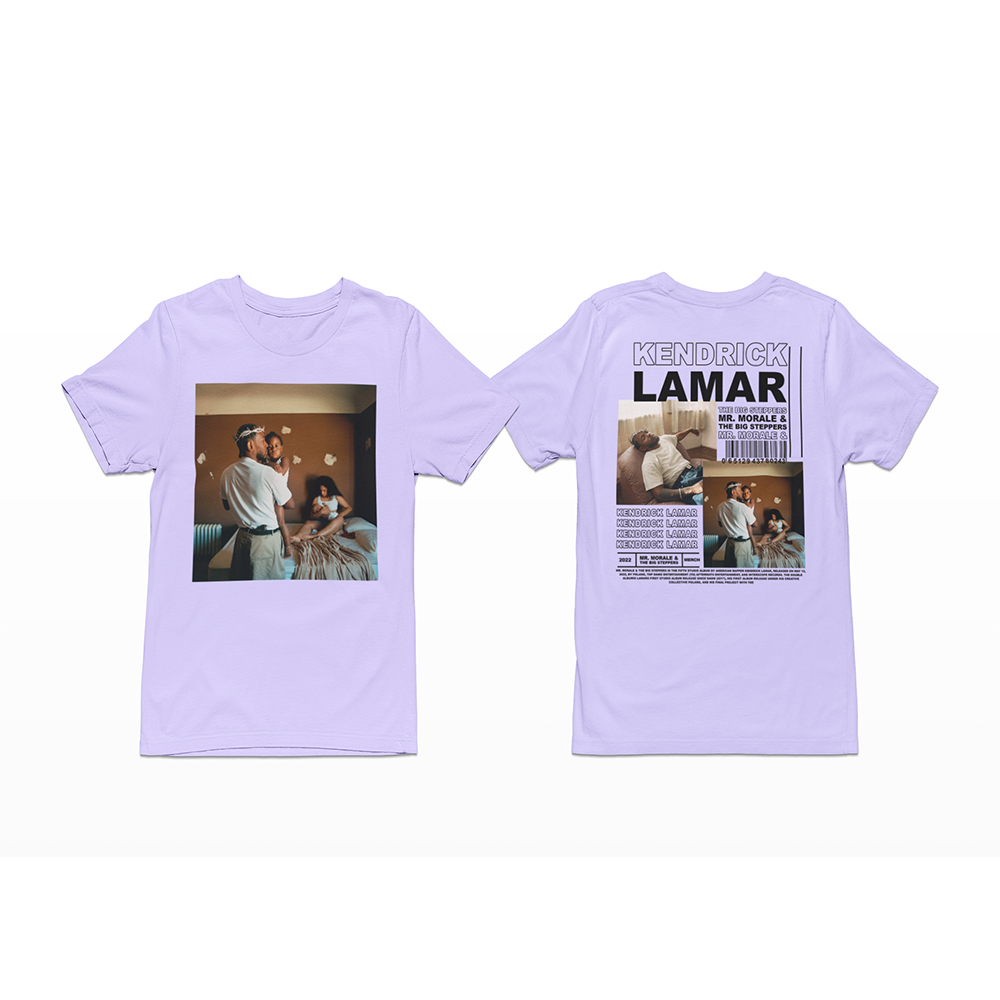 camiseta básica Lilás kendrick lamar 