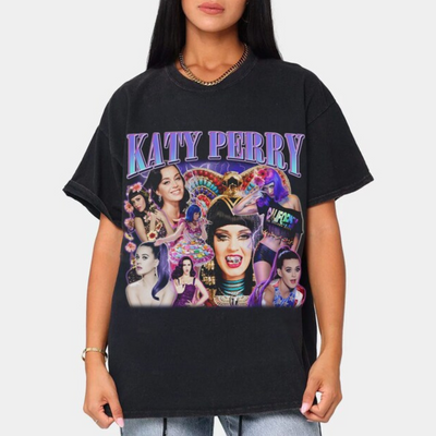 Camiseta Básica Katy Perry Las Vegas