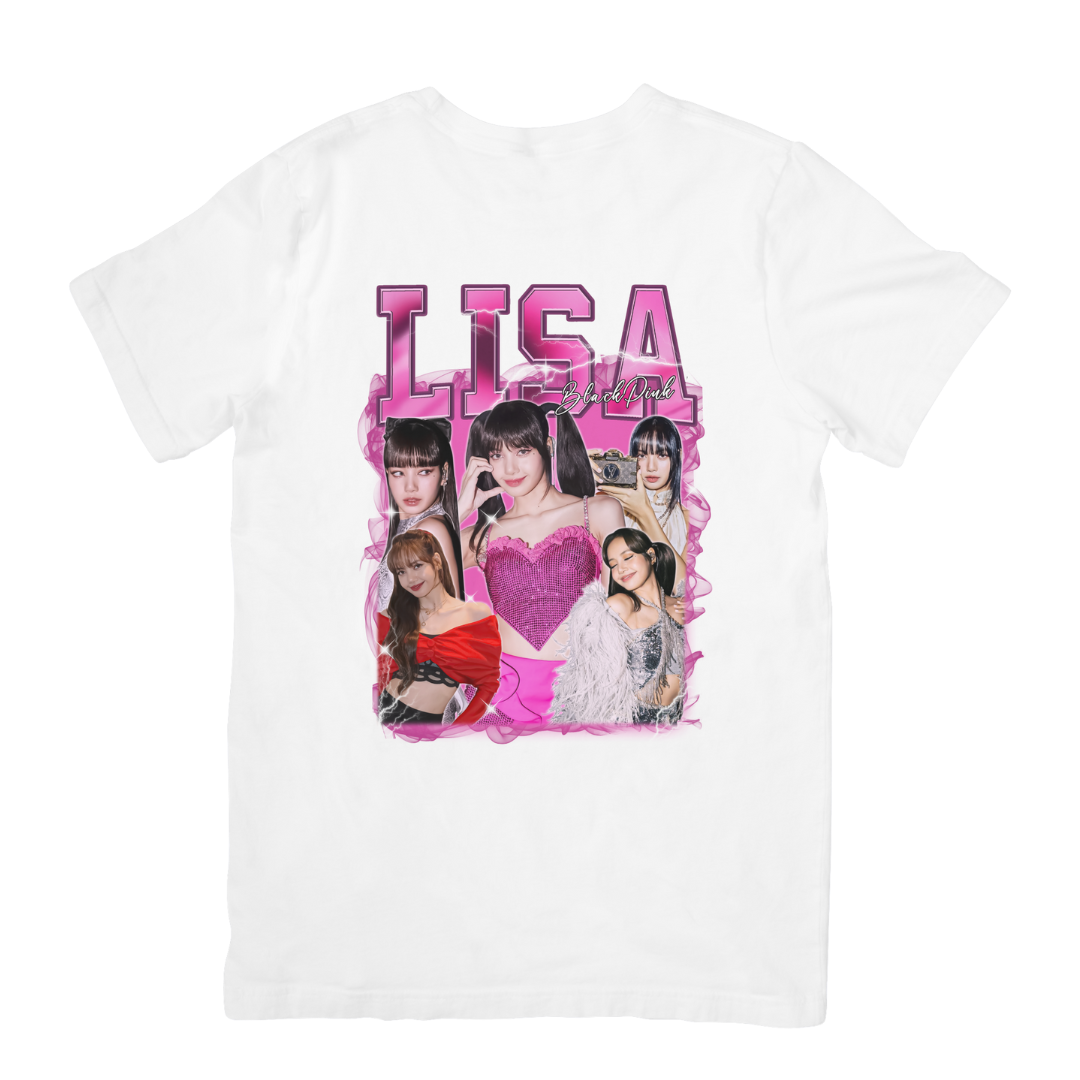 Camiseta Básica Blackpink Lisa Graphic