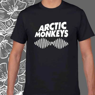 Camiseta Básica Arctic Monkeys Logo