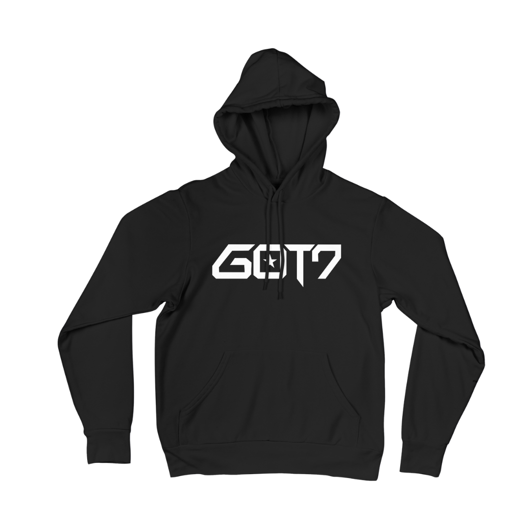 Moletom Canguru GOT7 Logo - preto