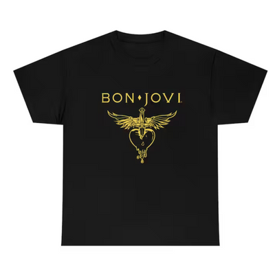 Camiseta Básica Bon Jovi Logo