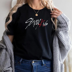 Camiseta Básica Stray Kids Logo