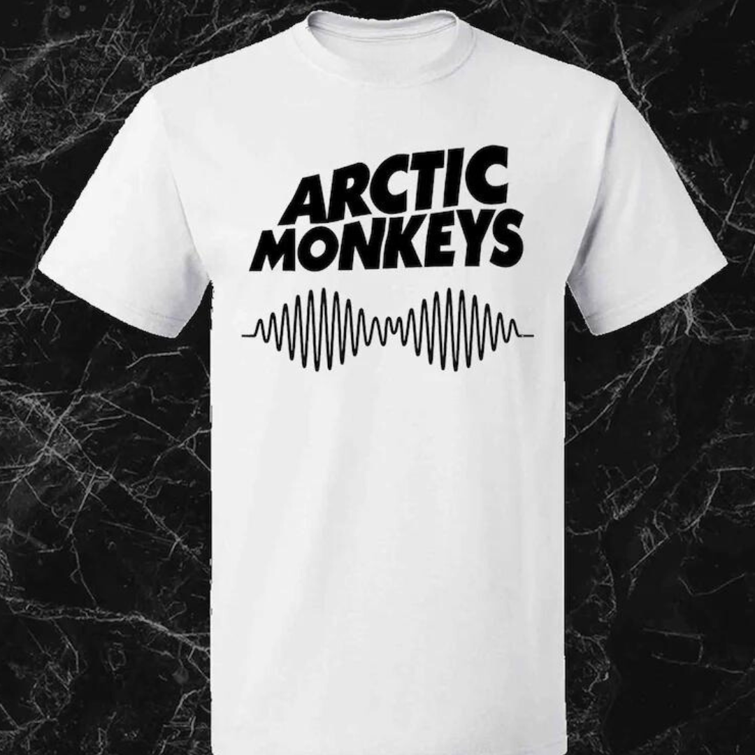 Camiseta Básica Arctic Monkeys Logo – Saoko