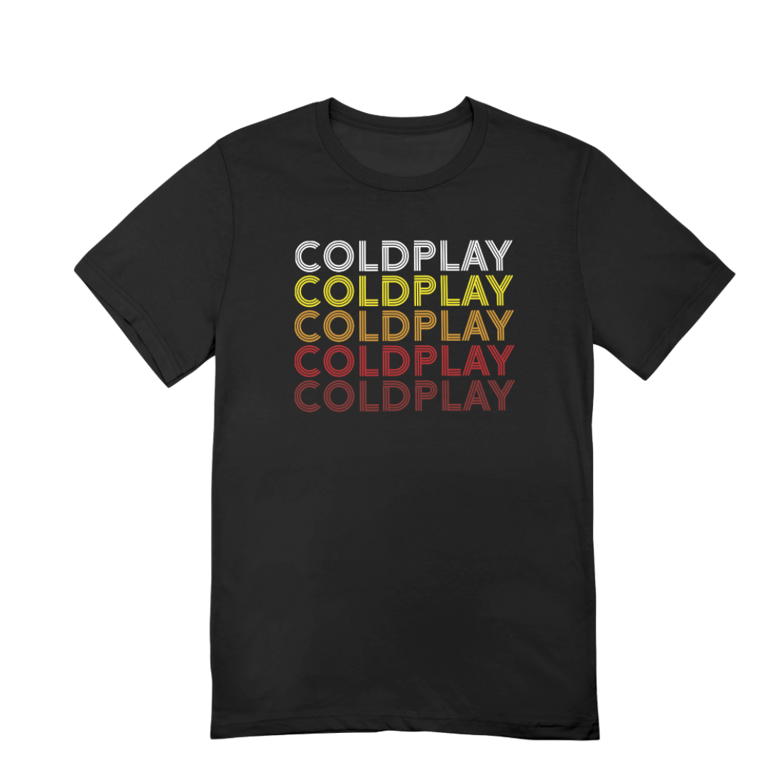 Camiseta Básica Coldplay Logo Name