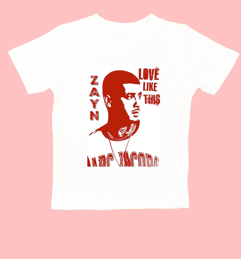 Camiseta Básica Zayn Malik Love Like This Single