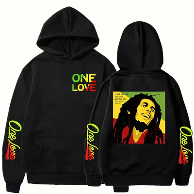 Moletom Canguru Bob Marley Love The Life