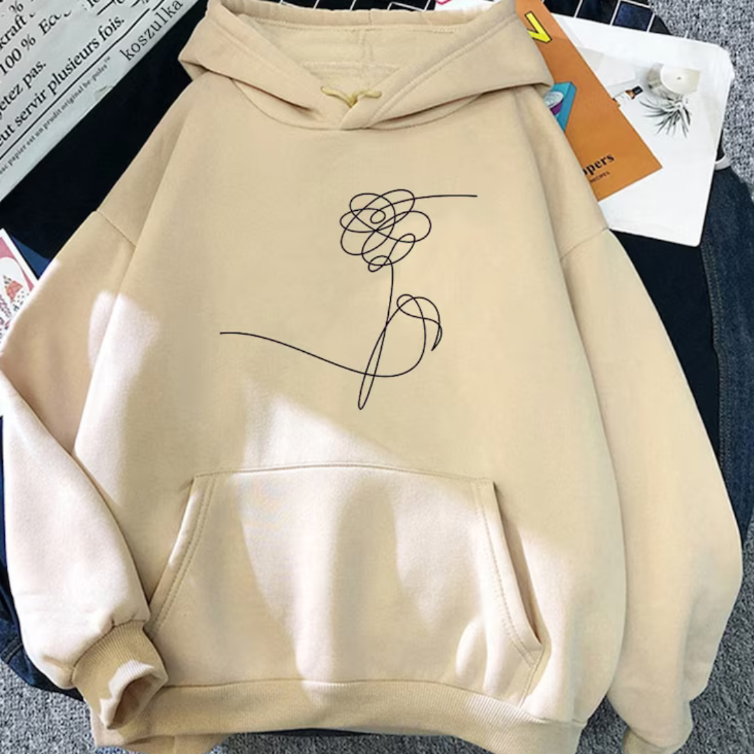 Moletom Feminino Love Yourself Moletom Casaco Moletom Bts Kpop