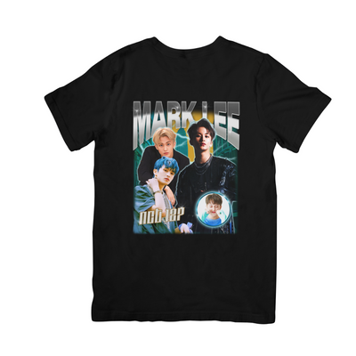 Camiseta Básica NCT 127 Mark Lee - preto