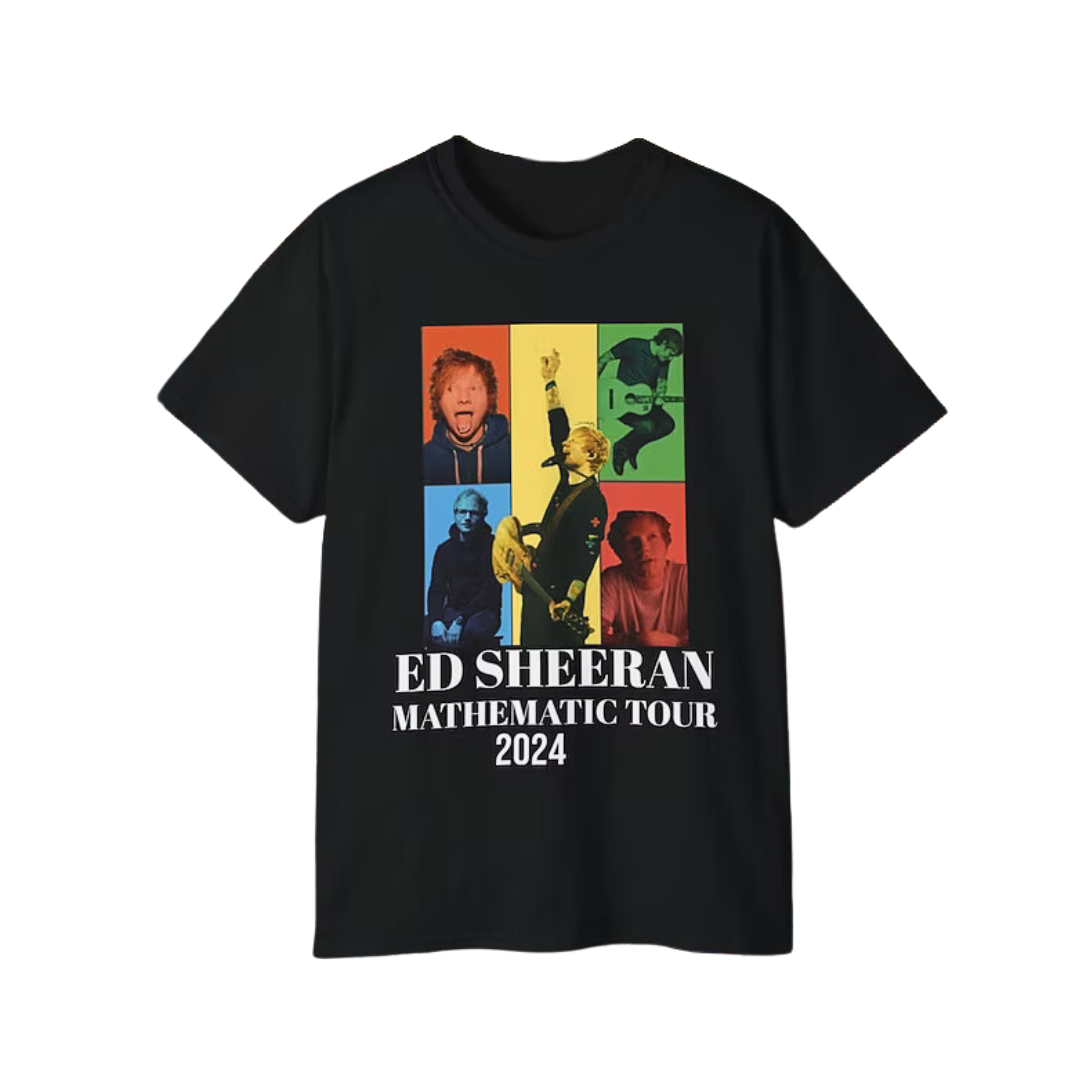 Camiseta Básica Ed Sheeran Mathematic Tour