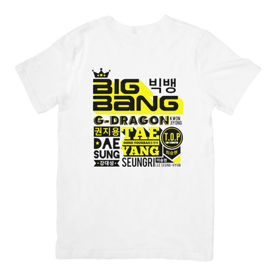 Camiseta Básica Big Bang Members