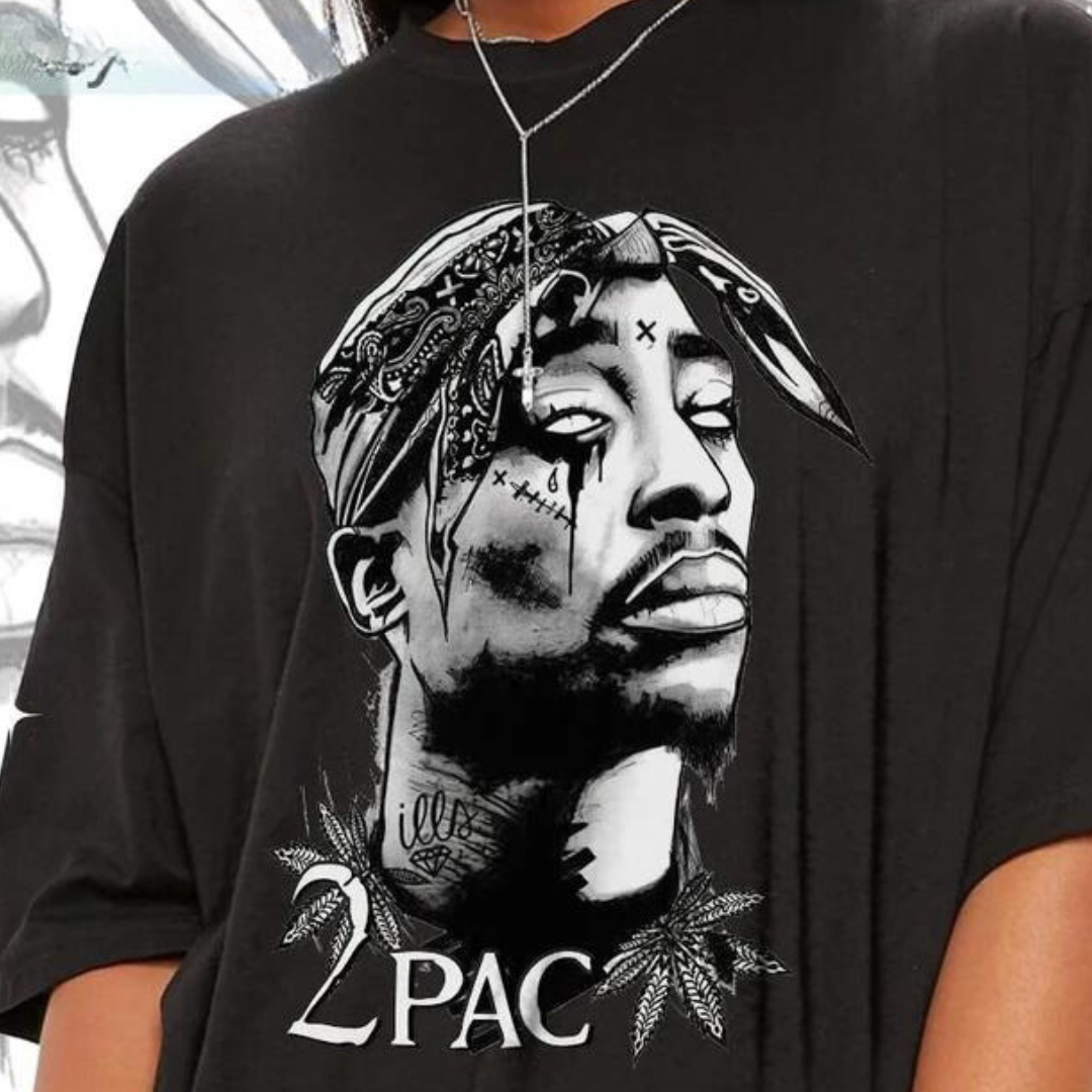 Camiseta Básica Tupac Merch