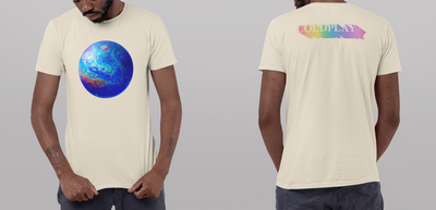 Camiseta Básica Coldplay Merch Graphic