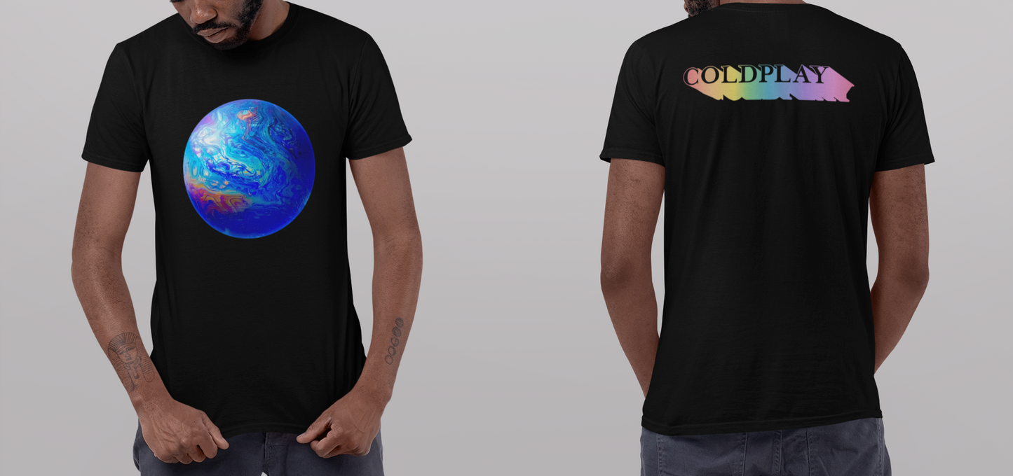 Camiseta Básica Coldplay Merch Graphic