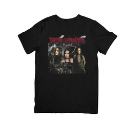 Camiseta Básica Demi Lovato Metal Collab