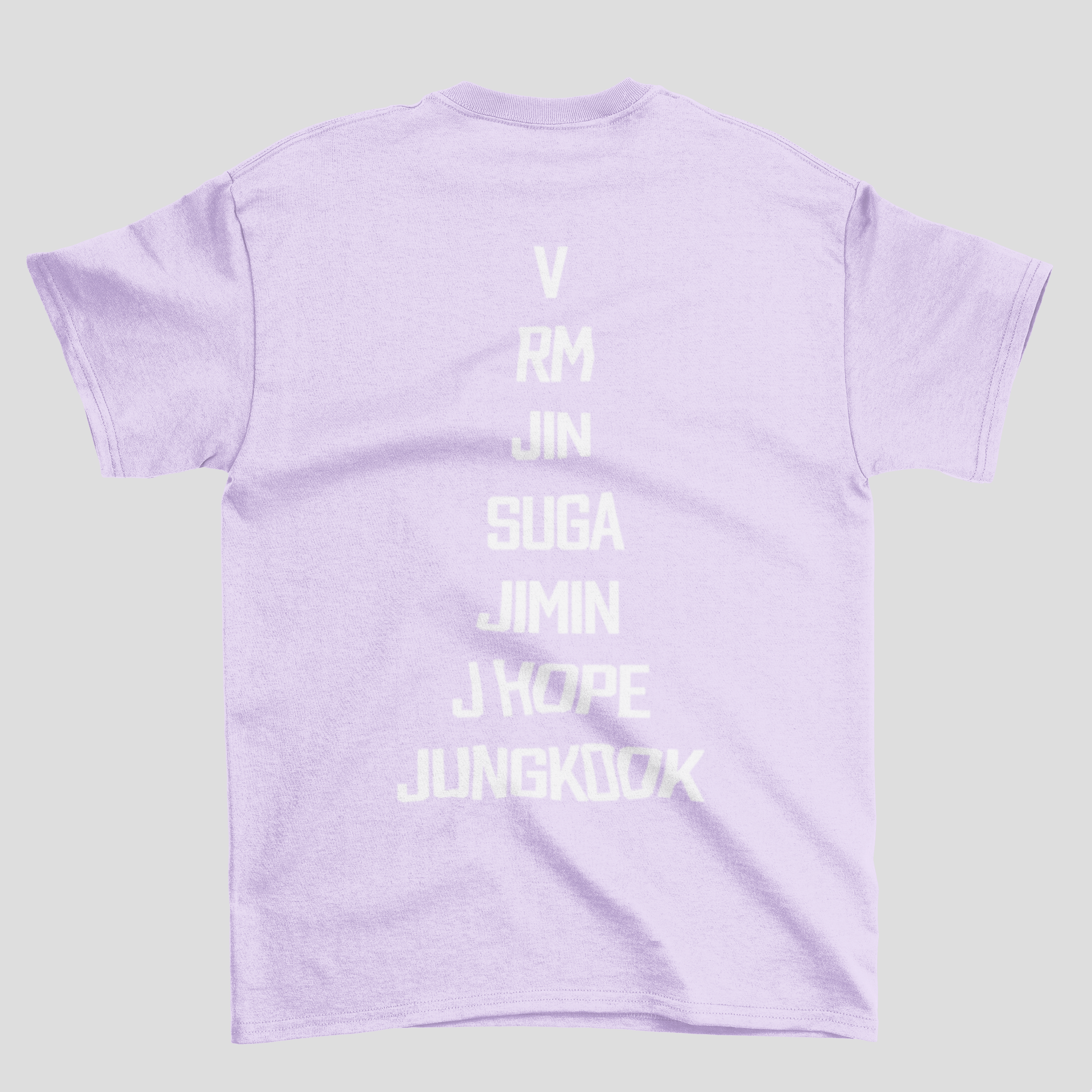 Camiseta Básica BTS Love Yourself- lilás