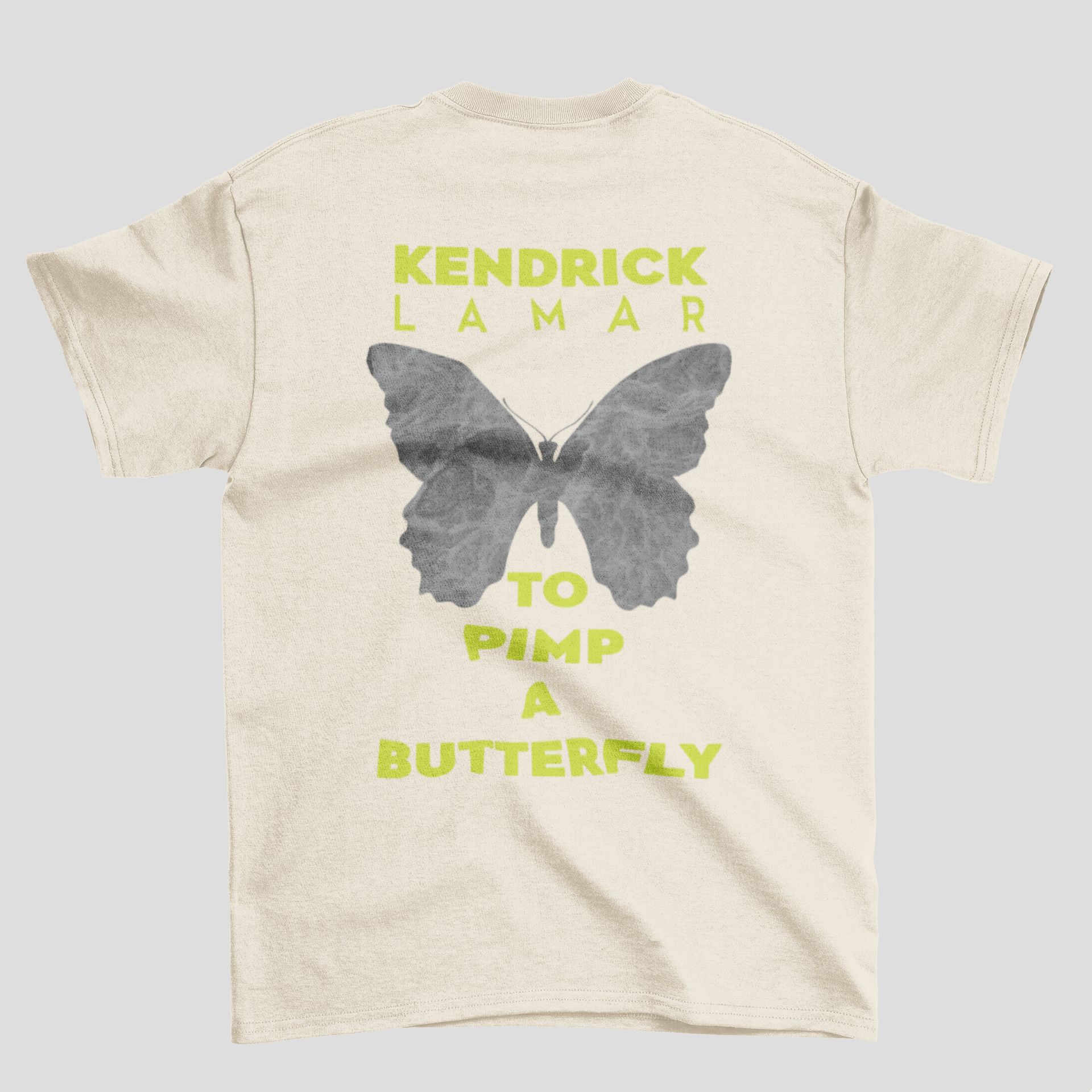 Camiseta Básica Kendrick Lamar to a Pimp Butterfly- PÉROLA