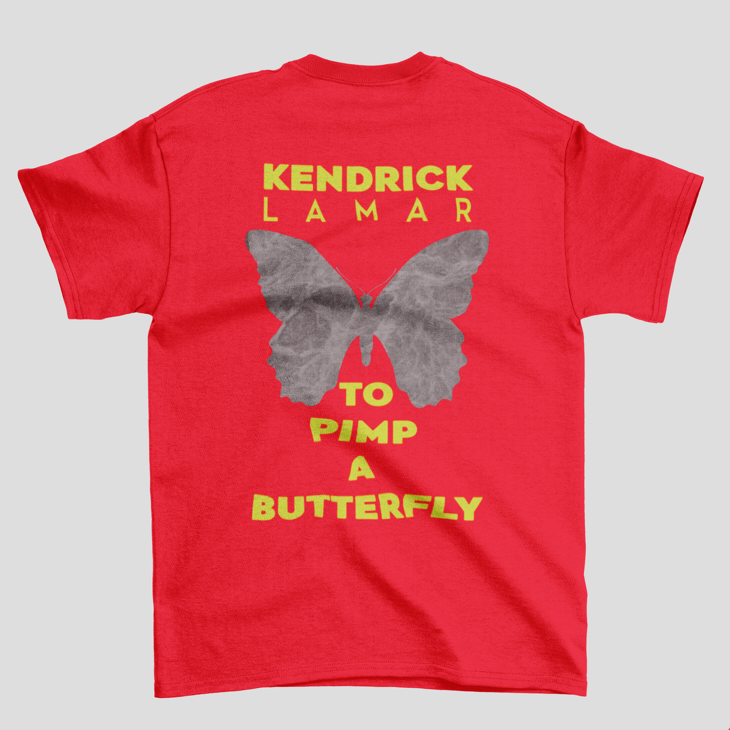 Camiseta Básica Kendrick Lamar to a Pimp Butterfly- VERMELHO