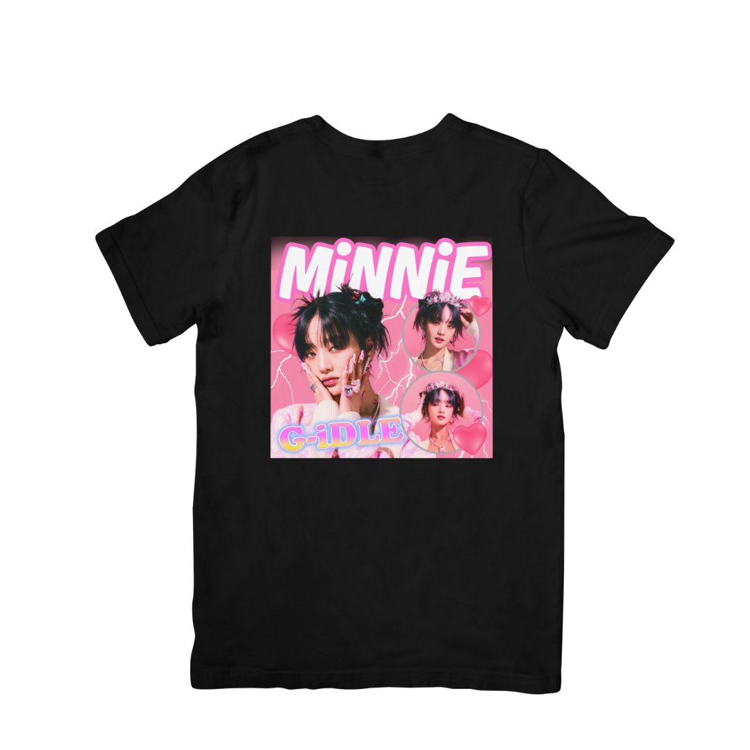 Camiseta Básica (G)i-dle Minnie Graphic – Saoko