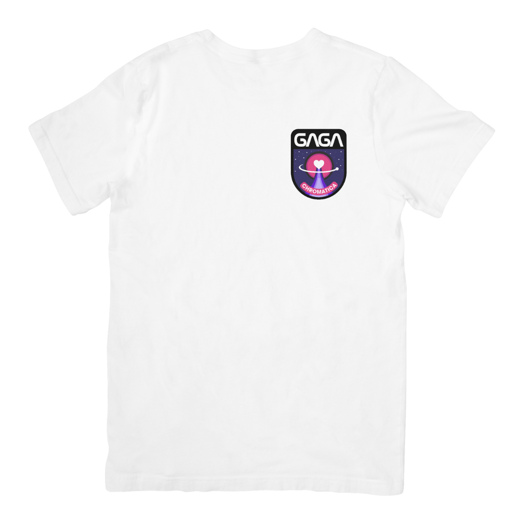 Camiseta Básica Lady Gaga Mission Patch