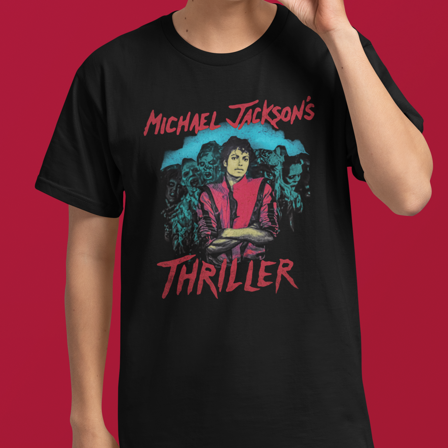 Camiseta Básica Michael Jackson Clipe