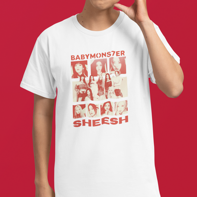 Camiseta Básica Babymonster Sheesh